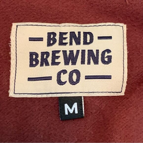 BEND BREWING CO Flannel shirt men’s medium rust 100% cotton. - Picture 5 of 10